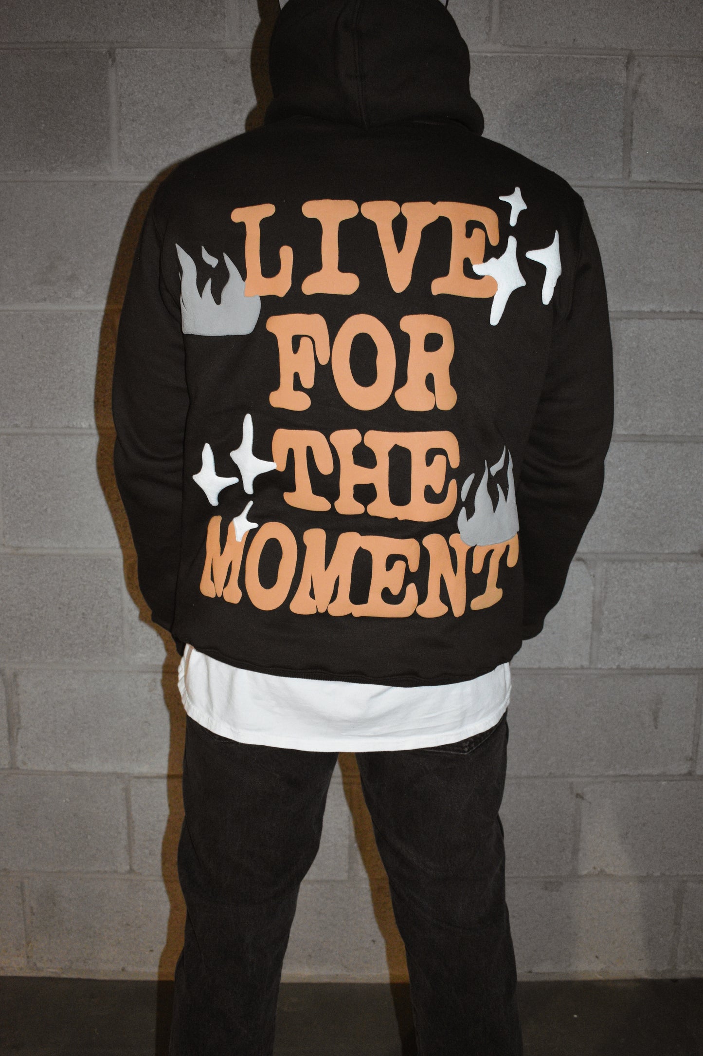 #05: Live For The Moment Simplistic Hoodie